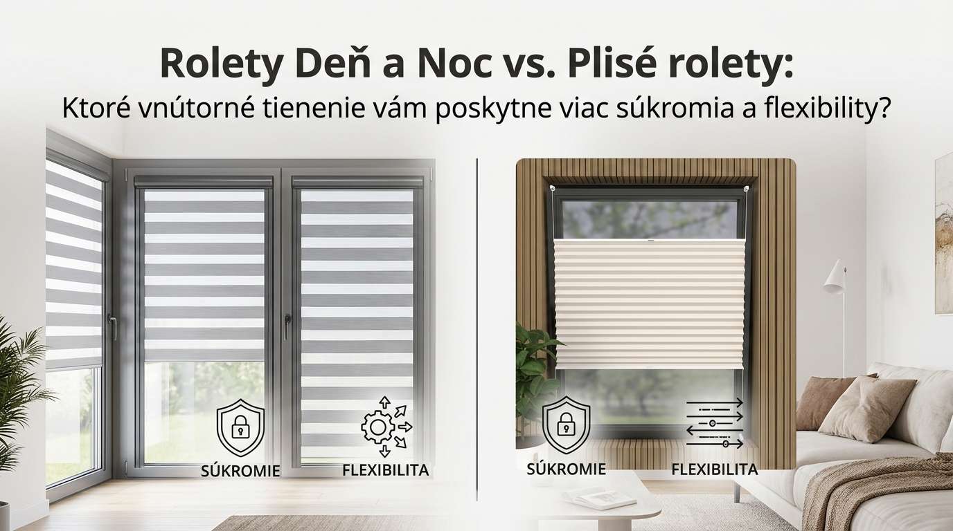 Rolety Deň a Noc vs. Plisé rolety